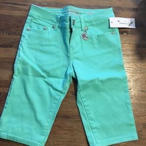 Mint Green shorts-size 10